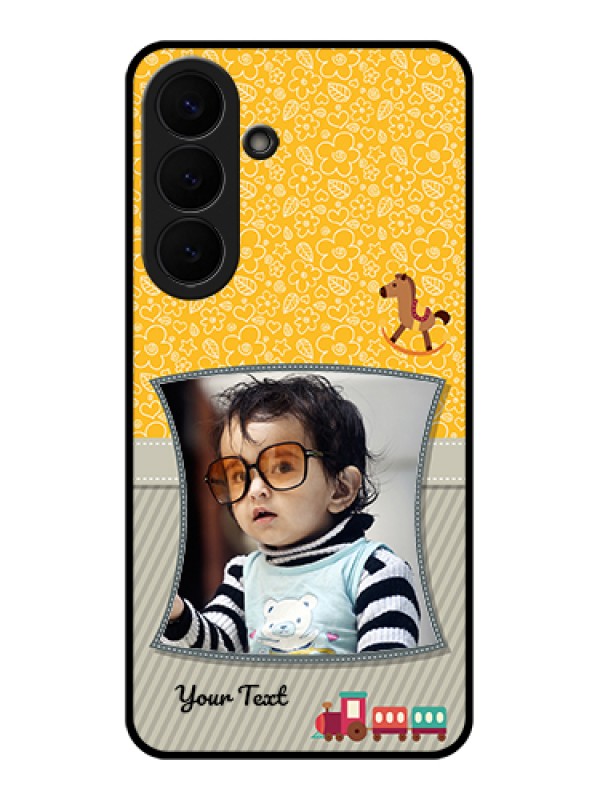 Custom Samsung Galaxy S26 Plus 5G Custom Glass Phone Case - Baby Picture Upload Design