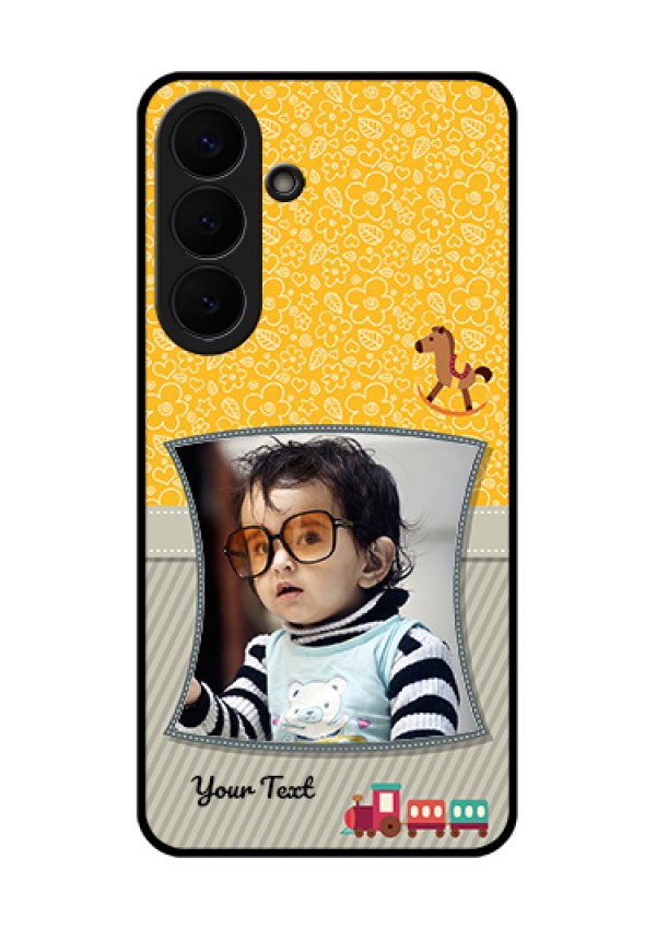 Samsung Galaxy S26 Plus 5G Custom Glass Phone Case - Baby Picture Upload Design