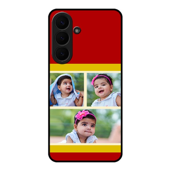 Samsung Galaxy S26 Plus 5G Custom Glass Phone Case - Multiple Pic Upload Design