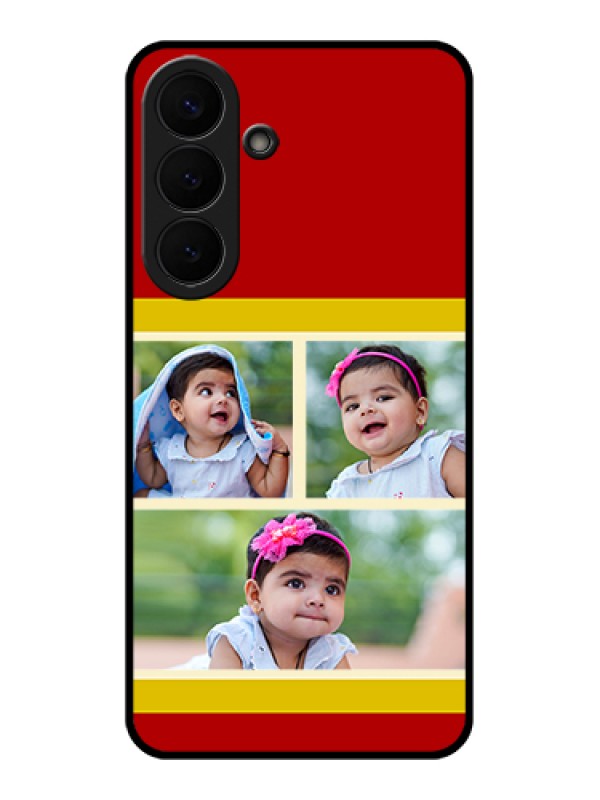 Custom Samsung Galaxy S26 Plus 5G Custom Glass Phone Case - Multiple Pic Upload Design