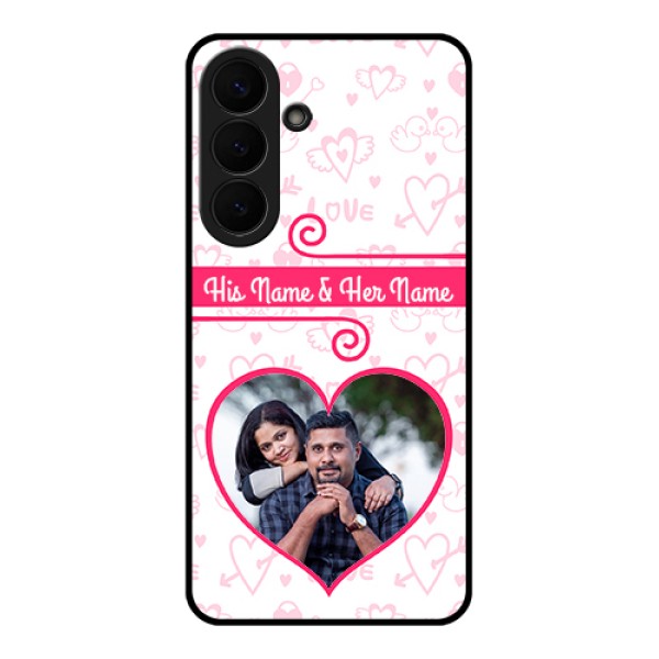 Samsung Galaxy S26 Plus 5G Custom Glass Phone Case - Heart Shape Love Design Samsung Galaxy S26 Plus 5G Custom Glass Phone Case - Heart Shape Love Design