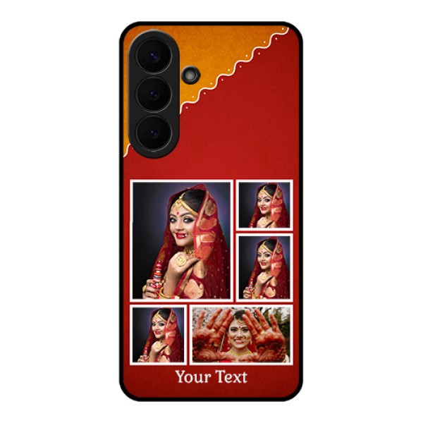Samsung Galaxy S26 Plus 5G Custom Glass Phone Case - Wedding Pic Upload Design Samsung Galaxy S26 Plus 5G Custom Glass Phone Case - Wedding Pic Upload Design