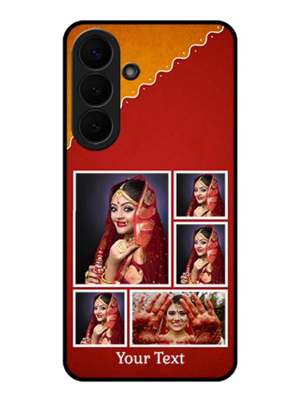 Custom Samsung Galaxy S26 Plus 5G Custom Glass Phone Case - Wedding Pic Upload Design