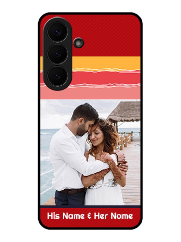 Custom Samsung Galaxy S26 Plus 5G Custom Glass Phone Case - Colorful Case Design