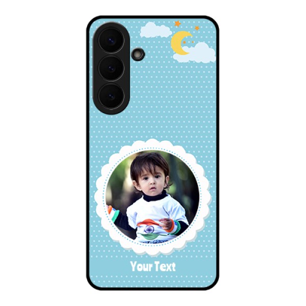 Samsung Galaxy S26 Plus 5G Custom Glass Phone Case - Violet Pattern Design