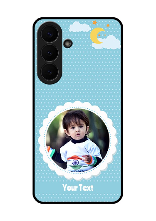 Samsung Galaxy S26 Plus 5G Custom Glass Phone Case - Violet Pattern Design