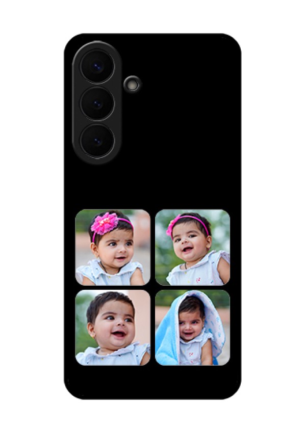 Samsung Galaxy S26 Plus 5G Custom Glass Phone Case - Multiple Pictures Design