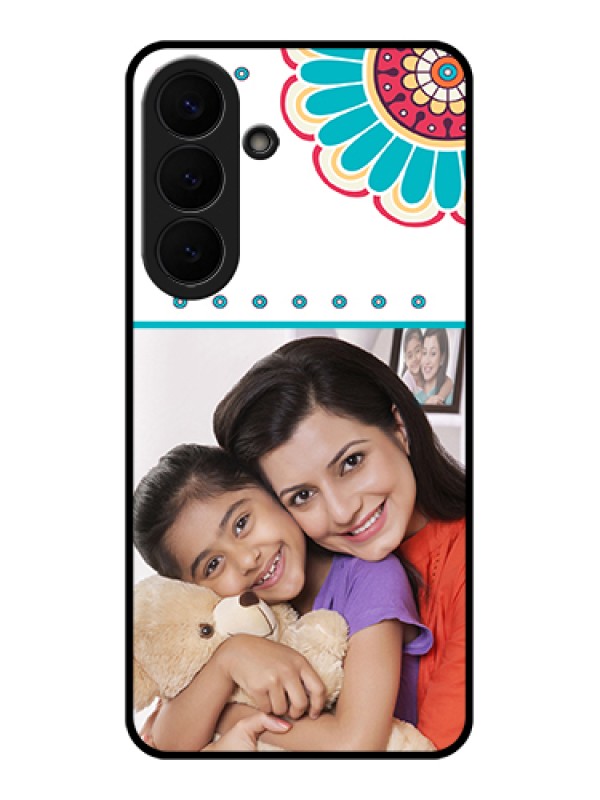 Custom Samsung Galaxy S26 Plus 5G Custom Glass Phone Case - Flower Design