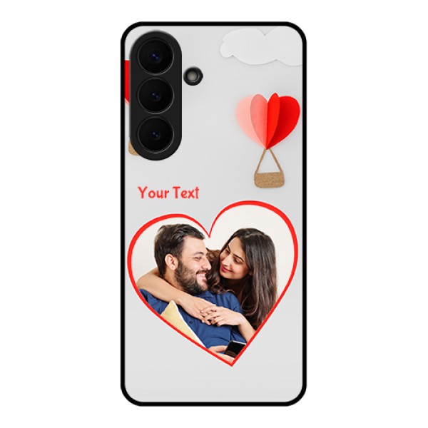 Samsung Galaxy S26 Plus 5G Custom Glass Phone Case - Parachute Love Design Samsung Galaxy S26 Plus 5G Custom Glass Phone Case - Parachute Love Design