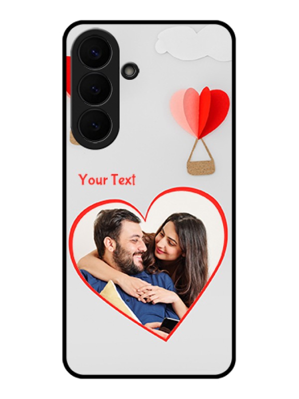 Custom Samsung Galaxy S26 Plus 5G Custom Glass Phone Case - Parachute Love Design