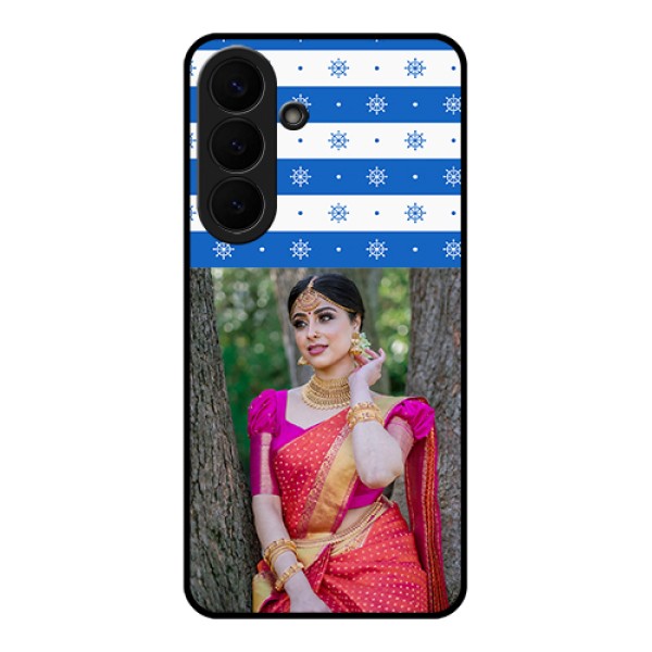 Samsung Galaxy S26 Plus 5G Custom Glass Phone Case - Snow Pattern Design