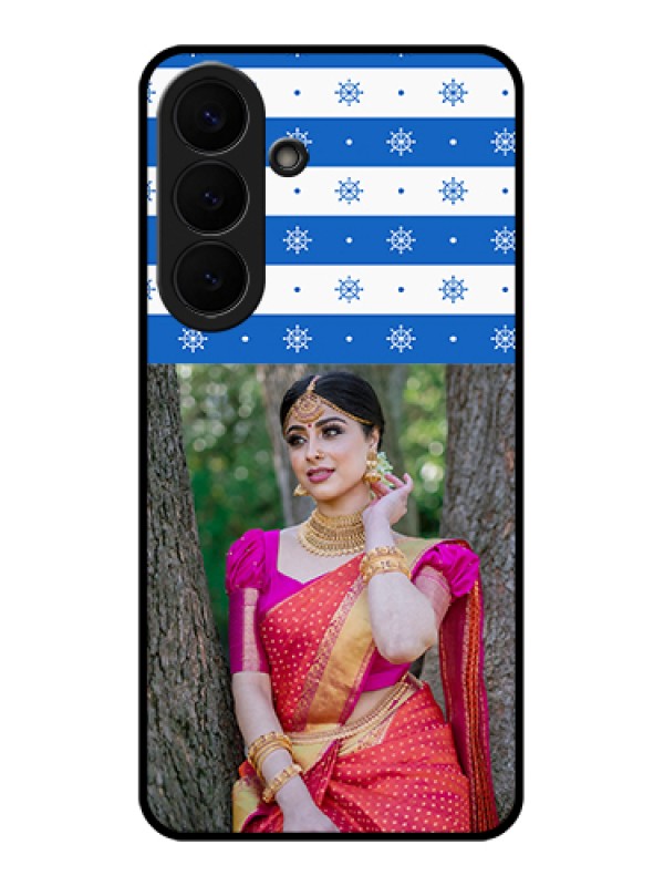Custom Samsung Galaxy S26 Plus 5G Custom Glass Phone Case - Snow Pattern Design
