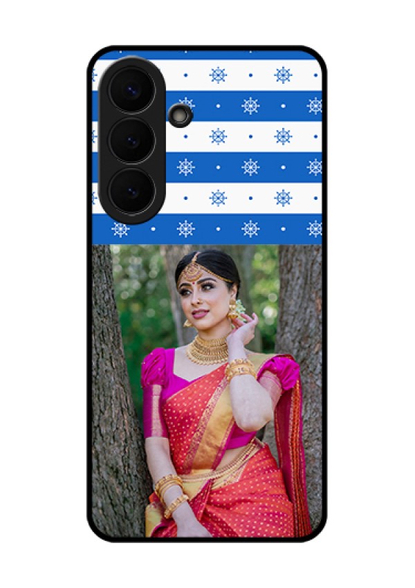 Samsung Galaxy S26 Plus 5G Custom Glass Phone Case - Snow Pattern Design