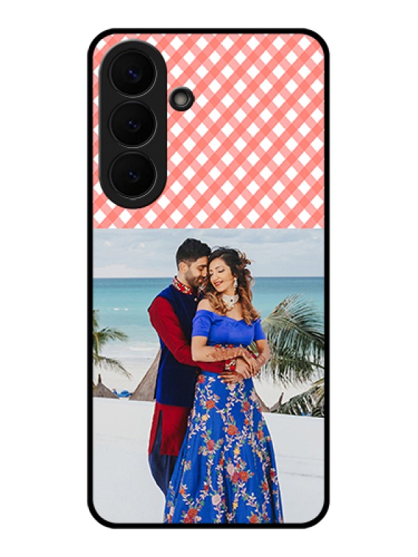 Custom Samsung Galaxy S26 Plus 5G Custom Glass Phone Case - Pink Pattern Design