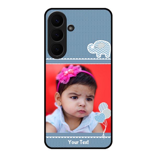 Samsung Galaxy S26 Plus 5G Custom Glass Phone Case - With Kids Pattern Design
