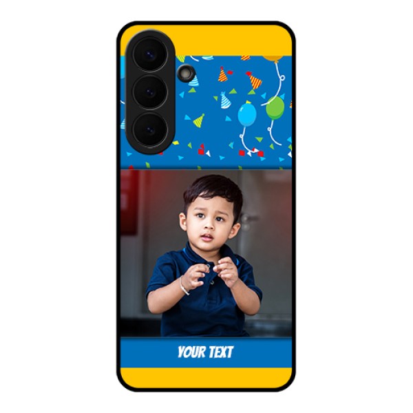 Samsung Galaxy S26 Plus 5G Custom Glass Phone Case - Birthday Wishes Design