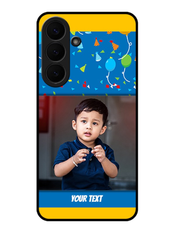 Custom Samsung Galaxy S26 Plus 5G Custom Glass Phone Case - Birthday Wishes Design