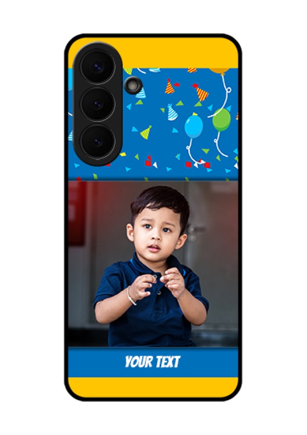 Samsung Galaxy S26 Plus 5G Custom Glass Phone Case - Birthday Wishes Design
