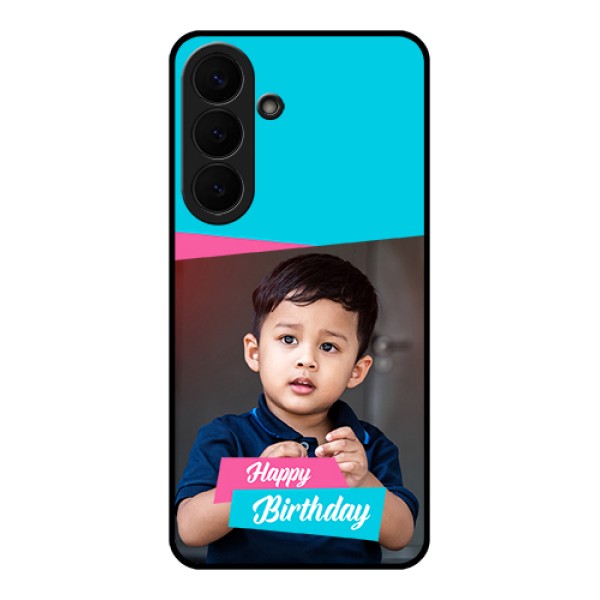 Samsung Galaxy S26 Plus 5G Custom Glass Phone Case - Image Holder With 2 Color Design Samsung Galaxy S26 Plus 5G Custom Glass Phone Case - Image Holder With 2 Color Design