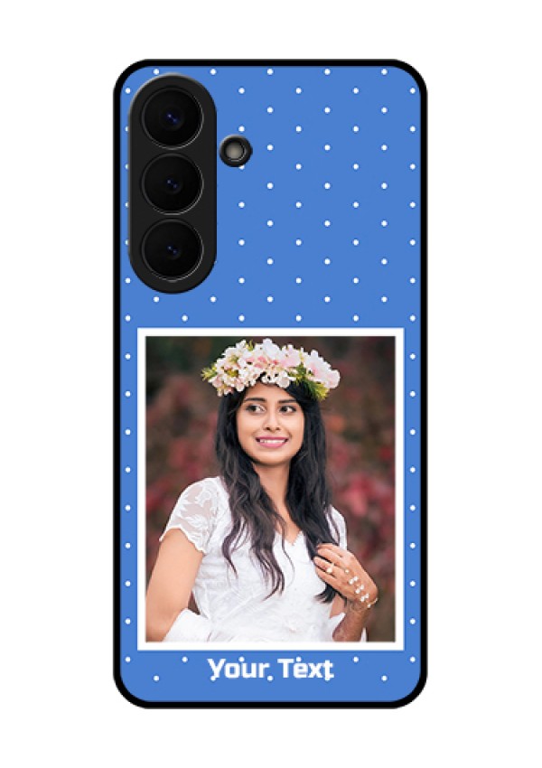 Samsung Galaxy S26 Plus 5G Custom Glass Phone Case - Polka Dots Design