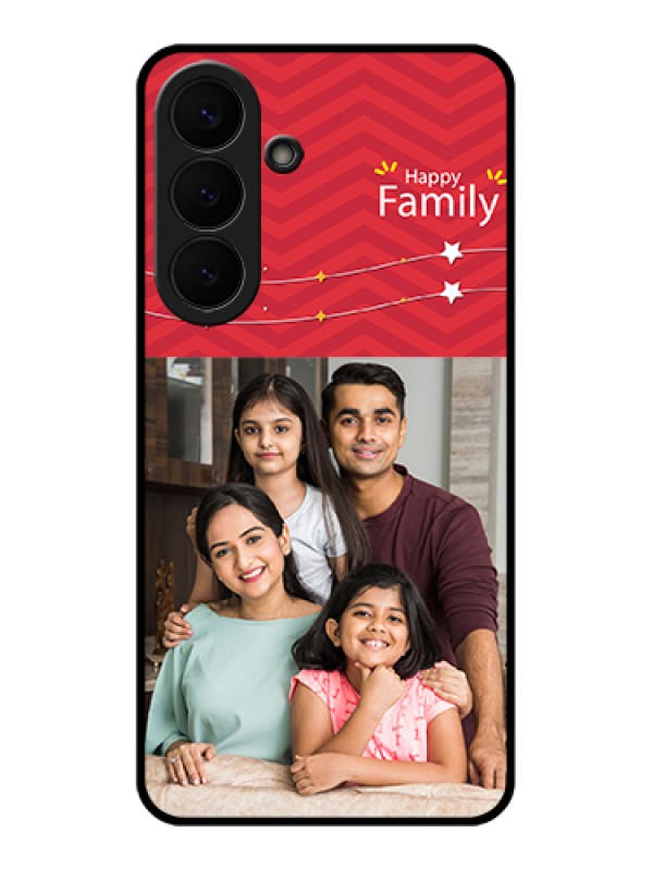 Custom Samsung Galaxy S26 Plus 5G Custom Glass Phone Case - Happy Family Design