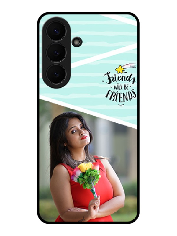 Custom Samsung Galaxy S26 Plus 5G Custom Glass Phone Case - Friends Picture Icon Design