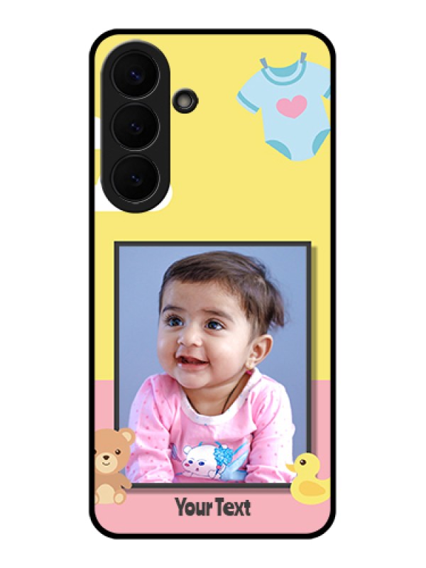 Custom Samsung Galaxy S26 Plus 5G Custom Glass Phone Case - Kids 2 Color Design