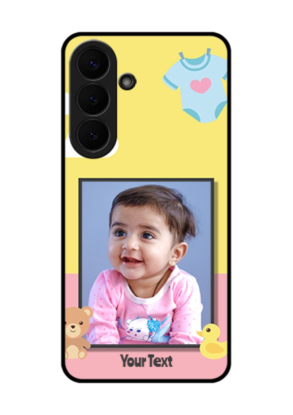 Samsung Galaxy S26 Plus 5G Custom Glass Phone Case - Kids 2 Color Design