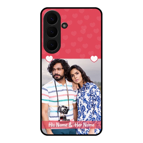 Samsung Galaxy S26 Plus 5G Custom Glass Phone Case - Simple Love Design Samsung Galaxy S26 Plus 5G Custom Glass Phone Case - Simple Love Design