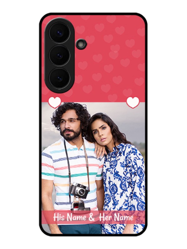Custom Samsung Galaxy S26 Plus 5G Custom Glass Phone Case - Simple Love Design