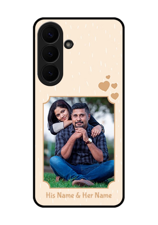 Samsung Galaxy S26 Plus 5G Custom Glass Phone Case - With Confetti Love Design