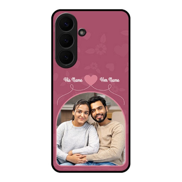 Samsung Galaxy S26 Plus 5G Custom Glass Phone Case - Love Floral Design