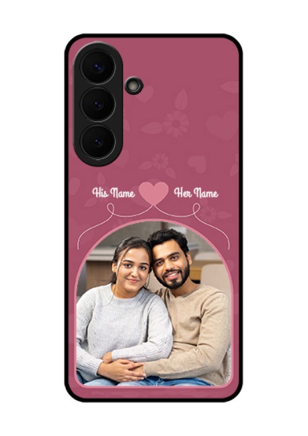 Samsung Galaxy S26 Plus 5G Custom Glass Phone Case - Love Floral Design