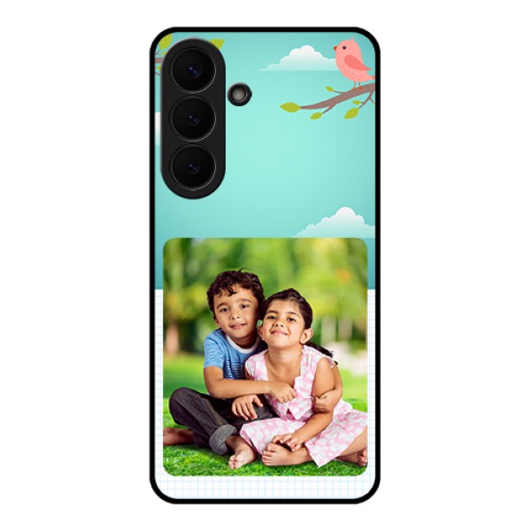 Samsung Galaxy S26 Plus 5G Custom Glass Phone Case - Doodle Love Design