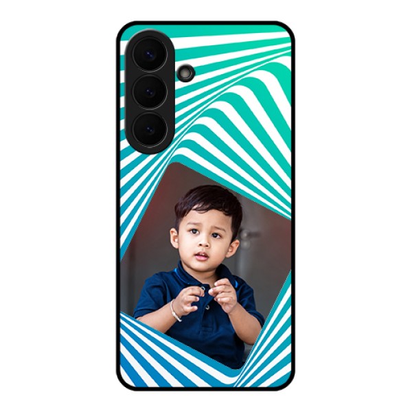 Samsung Galaxy S26 Plus 5G Custom Glass Phone Case - Abstract Spiral Design