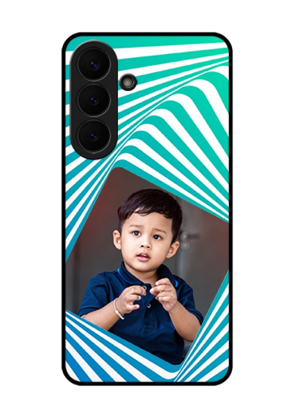 Samsung Galaxy S26 Plus 5G Custom Glass Phone Case - Abstract Spiral Design