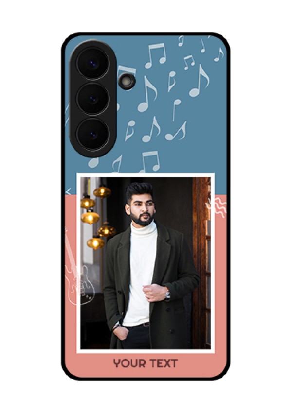 Samsung Galaxy S26 Plus 5G Custom Glass Phone Case - With Color Musical Note Design