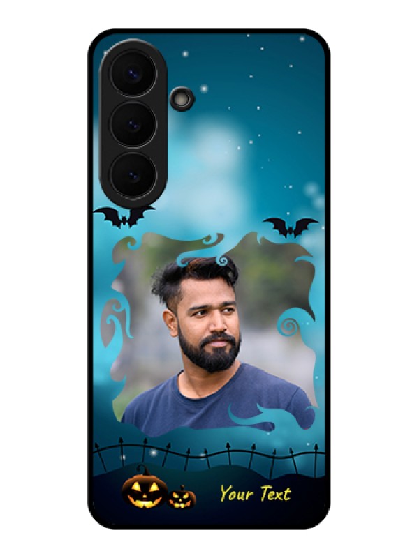 Custom Samsung Galaxy S26 Plus 5G Custom Glass Phone Case - Halloween Frame Design