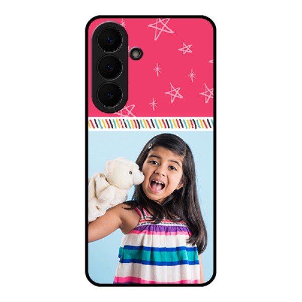 Samsung Galaxy S26 Plus 5G Custom Glass Phone Case - Line Art Design