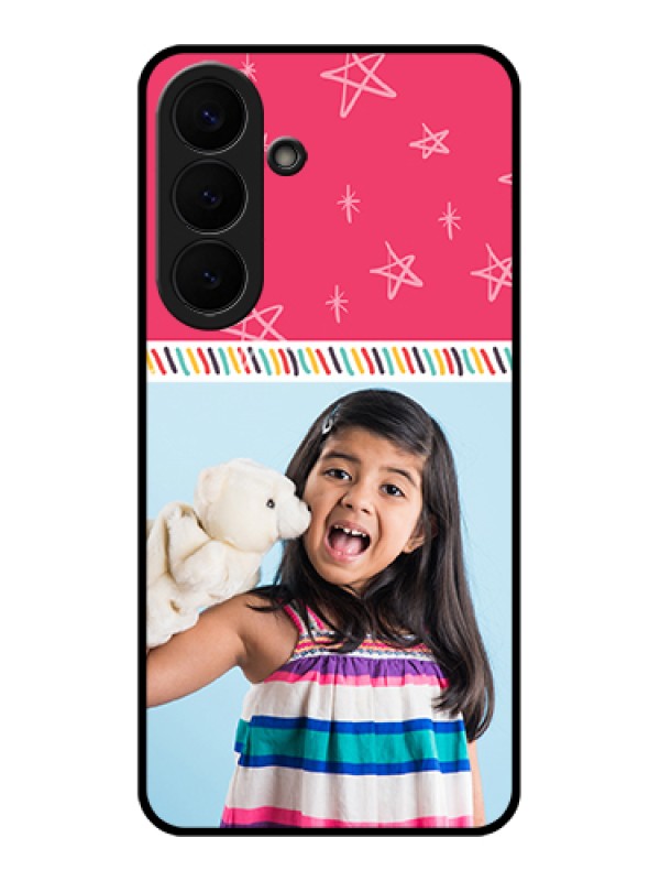 Custom Samsung Galaxy S26 Plus 5G Custom Glass Phone Case - Line Art Design