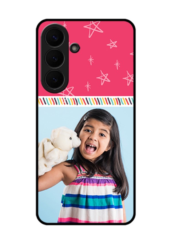 Samsung Galaxy S26 Plus 5G Custom Glass Phone Case - Line Art Design