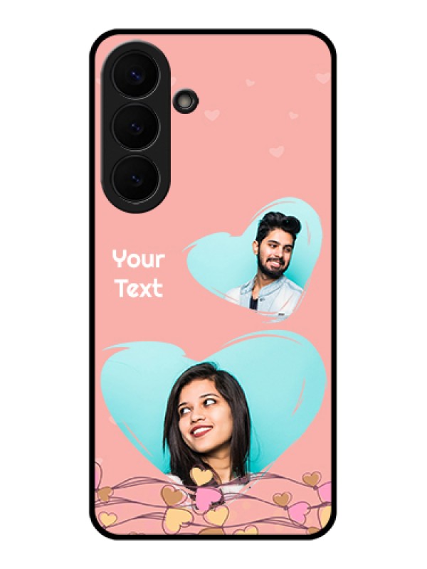 Custom Samsung Galaxy S26 Plus 5G Custom Glass Phone Case - Love Doodle Design