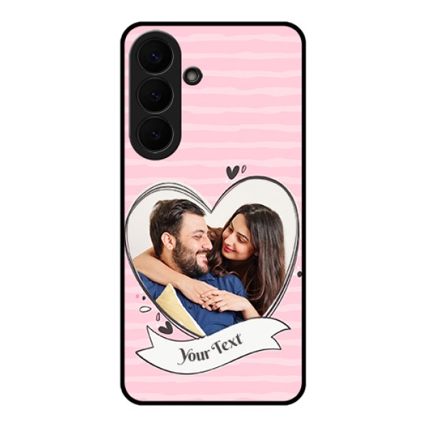 Samsung Galaxy S26 Plus 5G Custom Glass Phone Case - Vintage Heart Design Samsung Galaxy S26 Plus 5G Custom Glass Phone Case - Vintage Heart Design