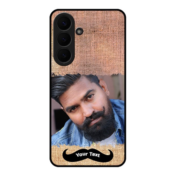 Samsung Galaxy S26 Plus 5G Custom Glass Phone Case - With Texture Design Samsung Galaxy S26 Plus 5G Custom Glass Phone Case - With Texture Design