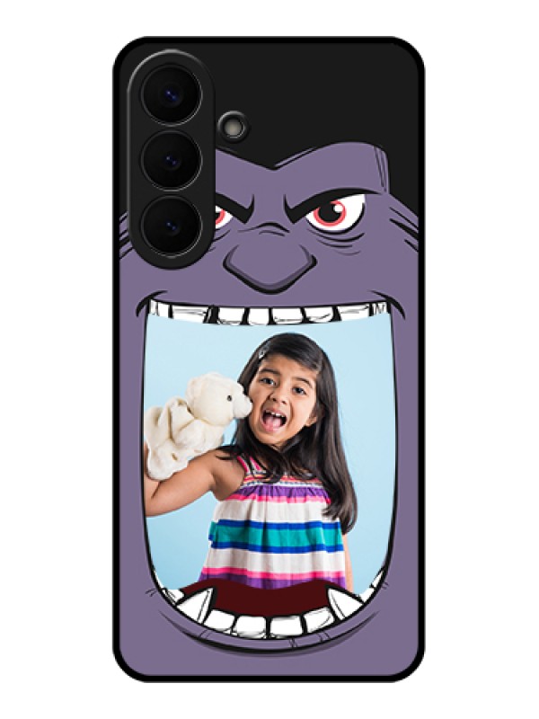 Custom Samsung Galaxy S26 Plus 5G Custom Glass Phone Case - Angry Monster Design