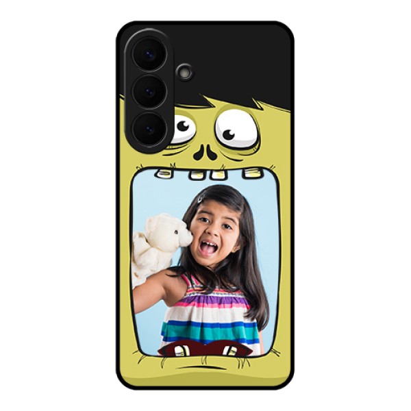 Samsung Galaxy S26 Plus 5G Custom Glass Phone Case - Cartoon Monster Back Case Design