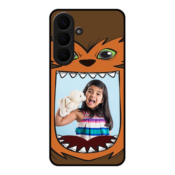 Samsung Galaxy S26 Plus 5G Custom Glass Phone Case - Owl Monster Back Case Design Samsung Galaxy S26 Plus 5G Custom Glass Phone Case - Owl Monster Back Case Design