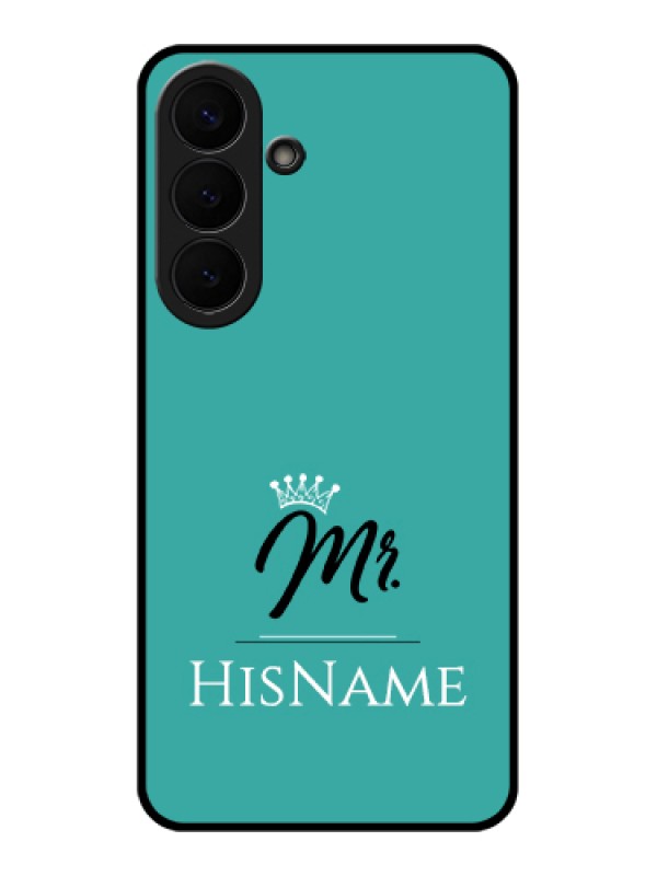 Custom Samsung Galaxy S26 Plus 5G Custom Glass Phone Case - Mr With Name Design