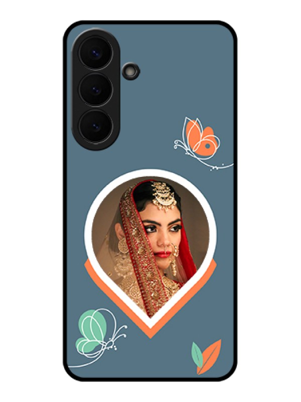 Custom Samsung Galaxy S26 Plus 5G Custom Glass Phone Case - Droplet Butterflies Design