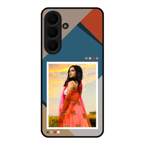 Samsung Galaxy S26 Plus 5G Custom Glass Phone Case - Retro Color Pallet Design Samsung Galaxy S26 Plus 5G Custom Glass Phone Case - Retro Color Pallet Design